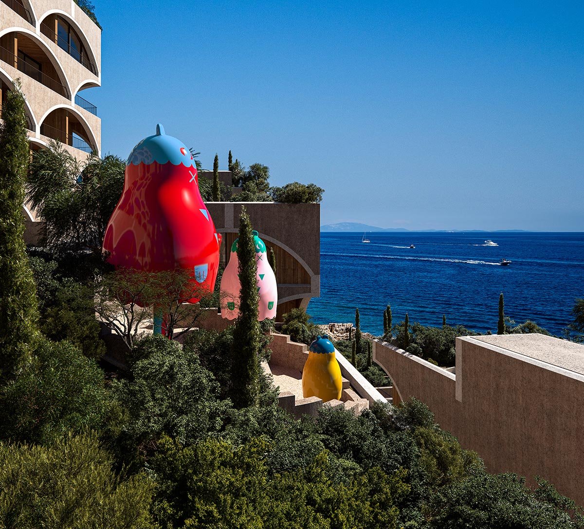 Dukagjini Resort Gebäude